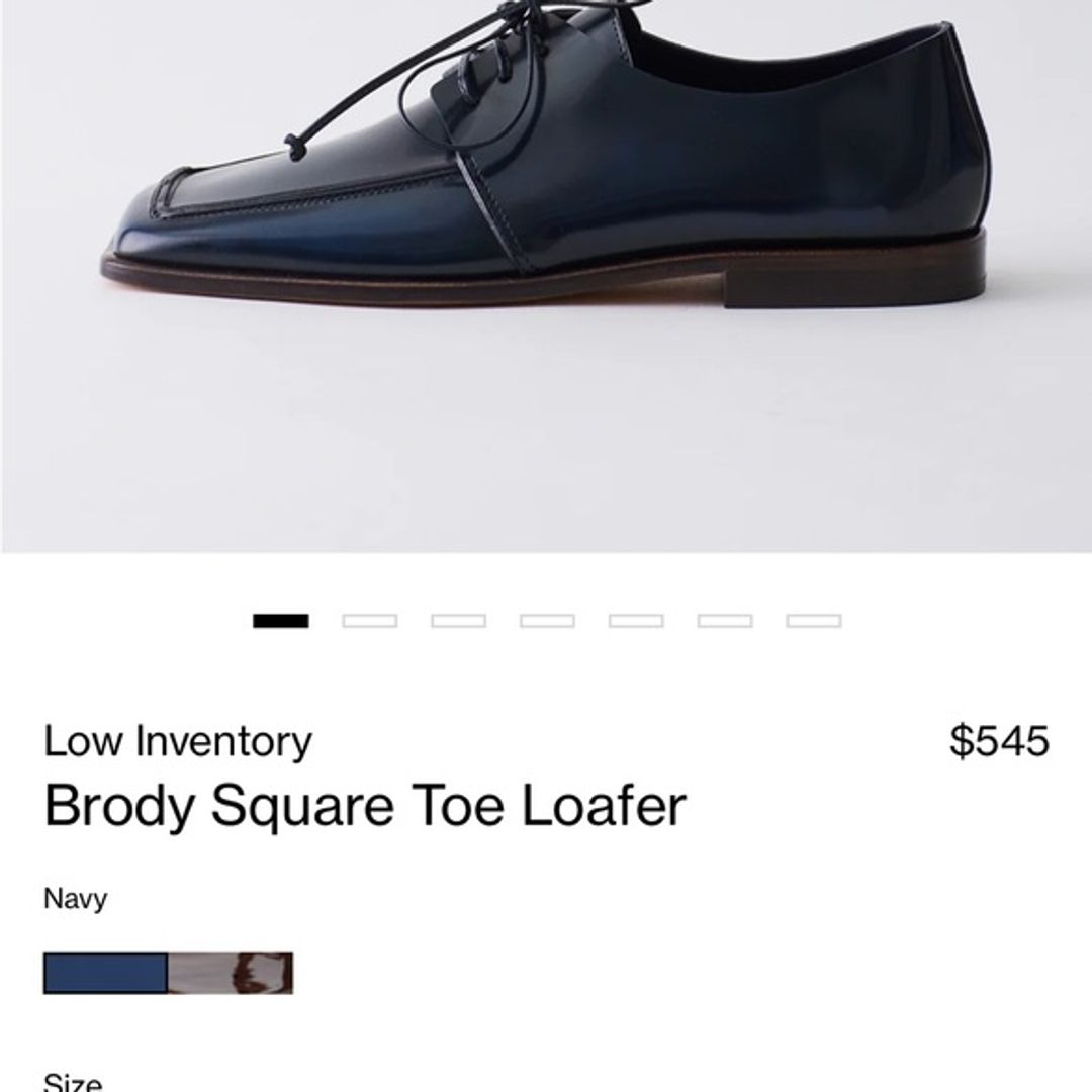 Tibi Brody Square Toe Loafer
