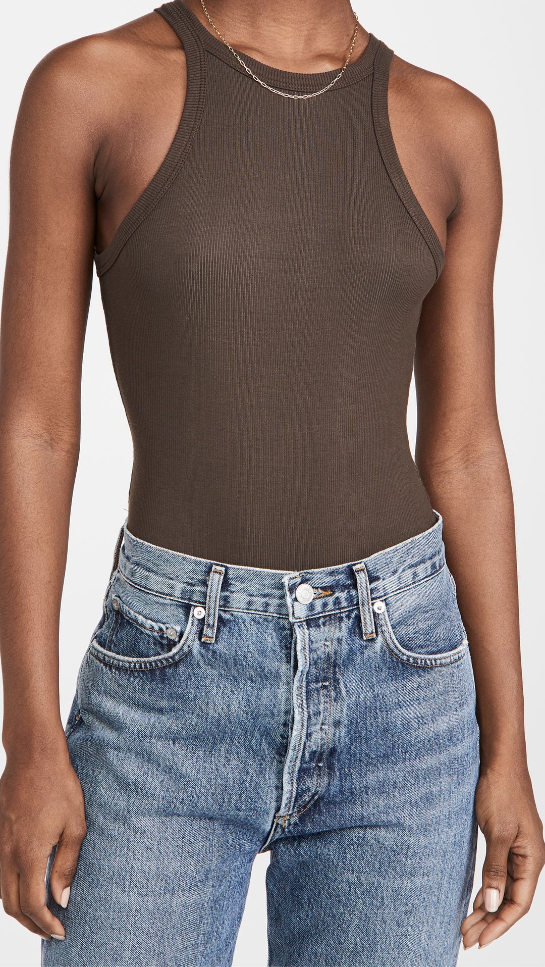 Rianne High Neck Racerback Thong Bodysuit #5