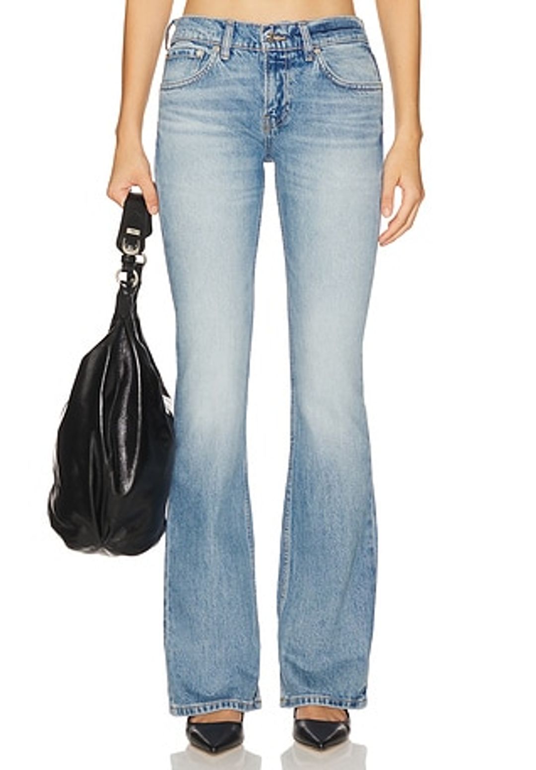 Maria Mid Rise Bootcut Jeans #7