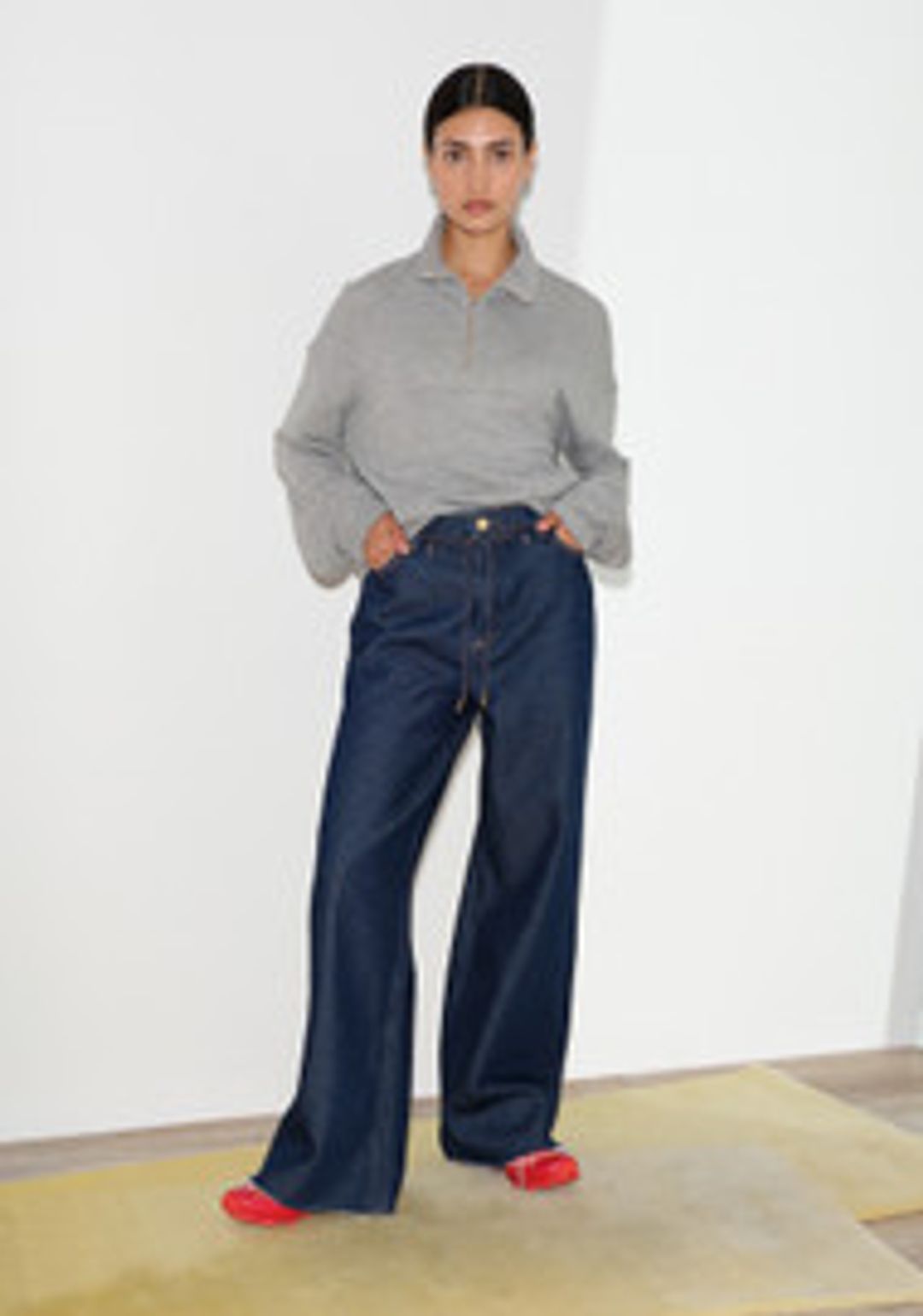 Ganni Heavy Denim Drawstring Jean