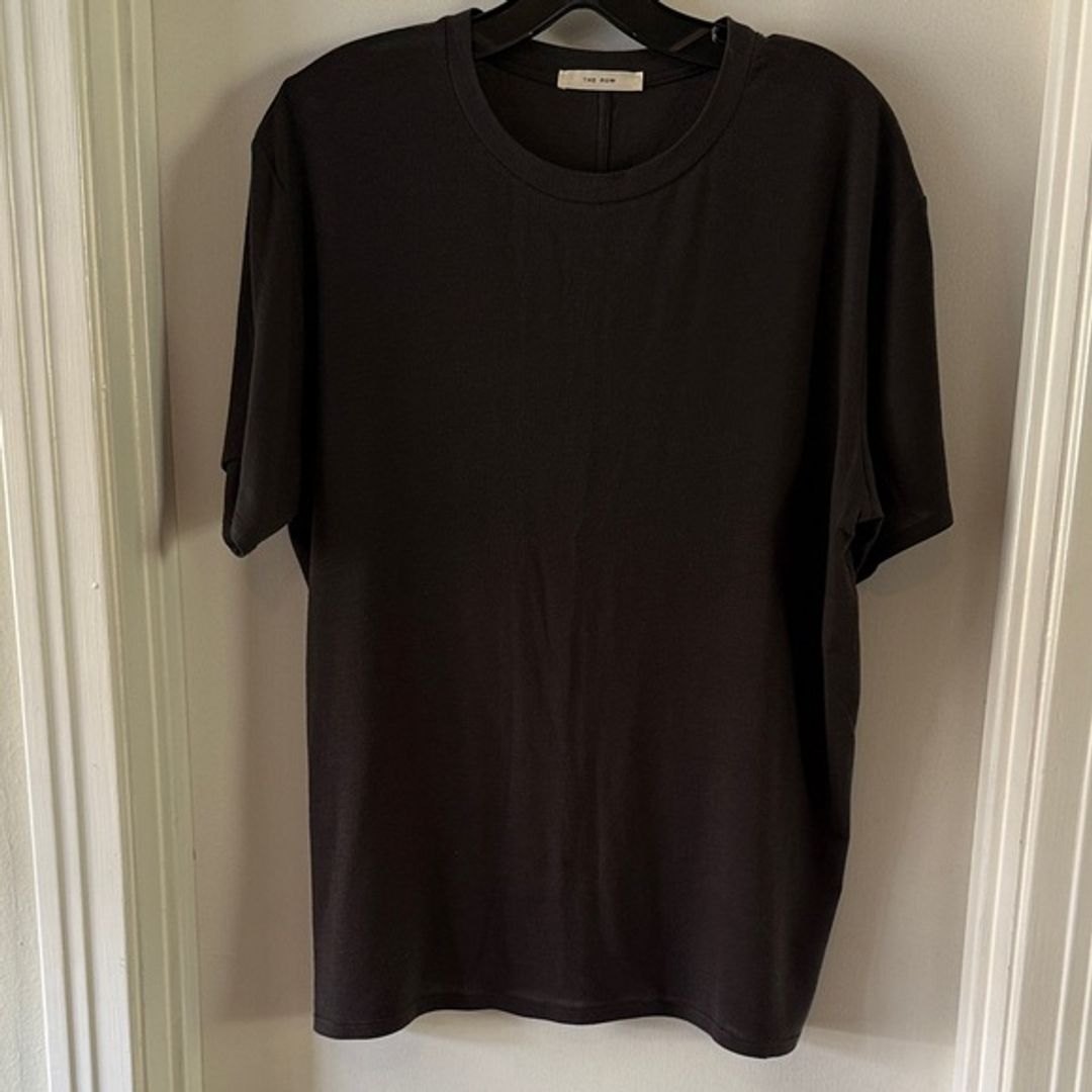 The Row Smoky Brown Short Sleeve Tee