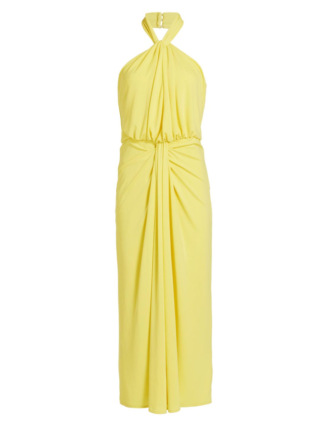Kaily Draped Halter Maxi Dress 10