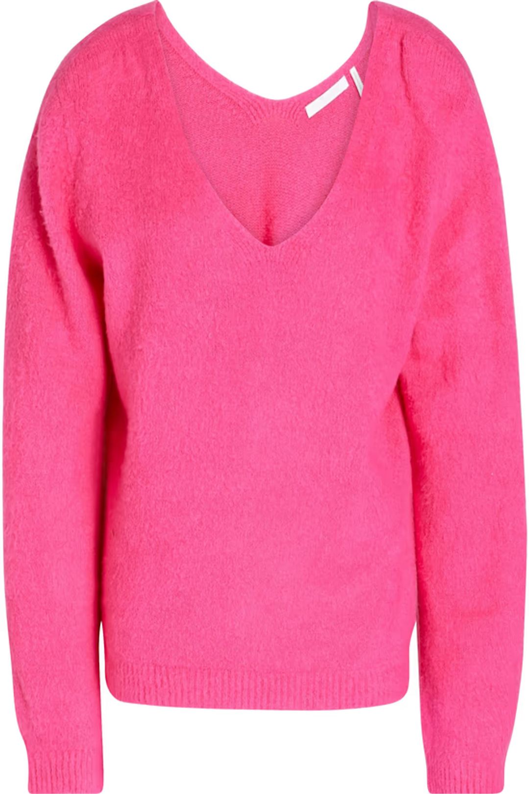 Brushed cotton-blend sweater
