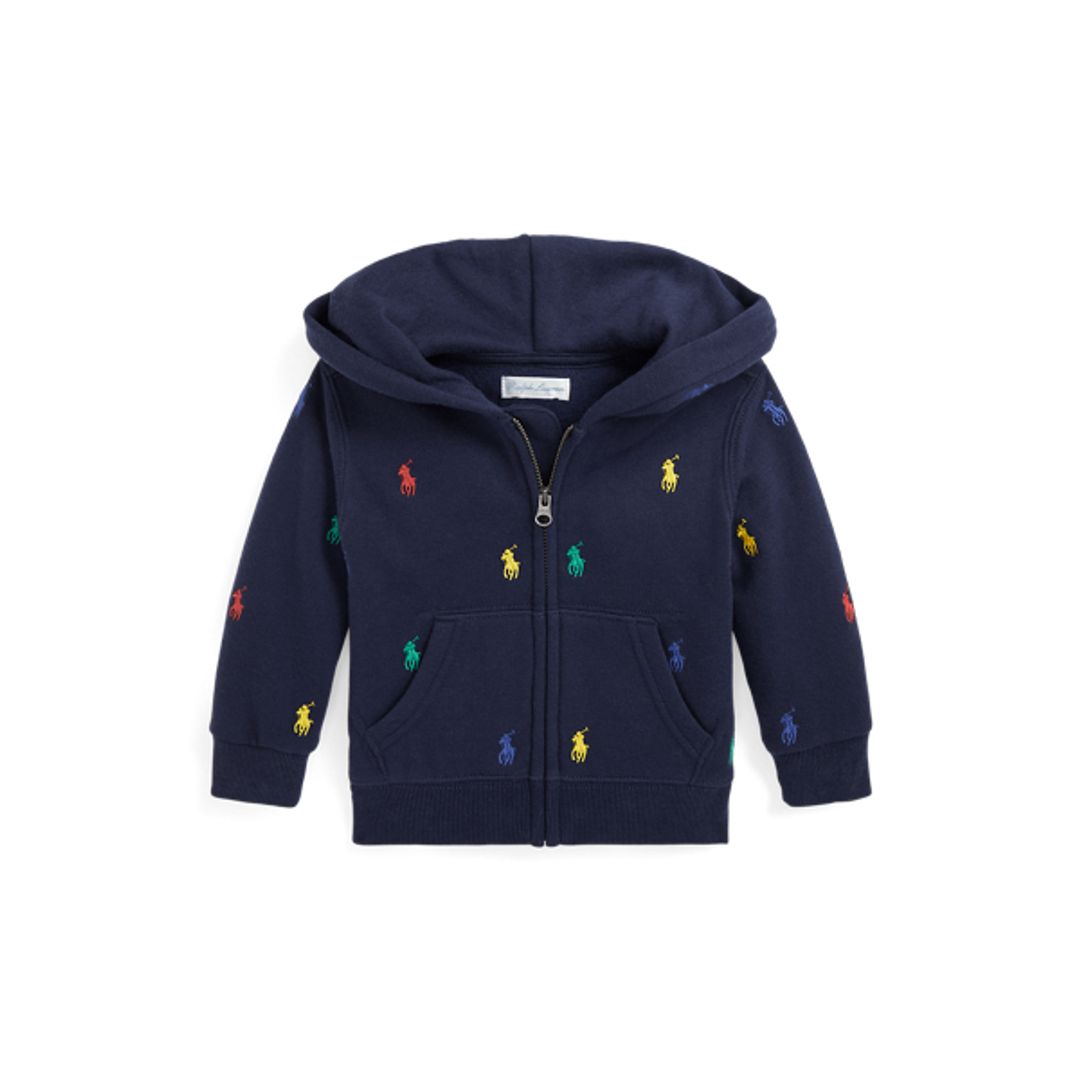 Polo Pony Fleece Full-Zip Hoodie
