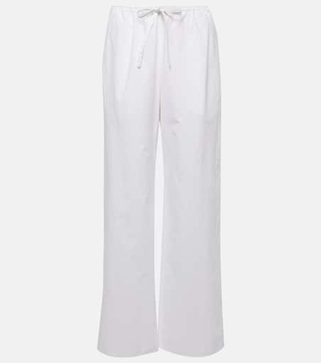 Jugi cotton wide-leg pants