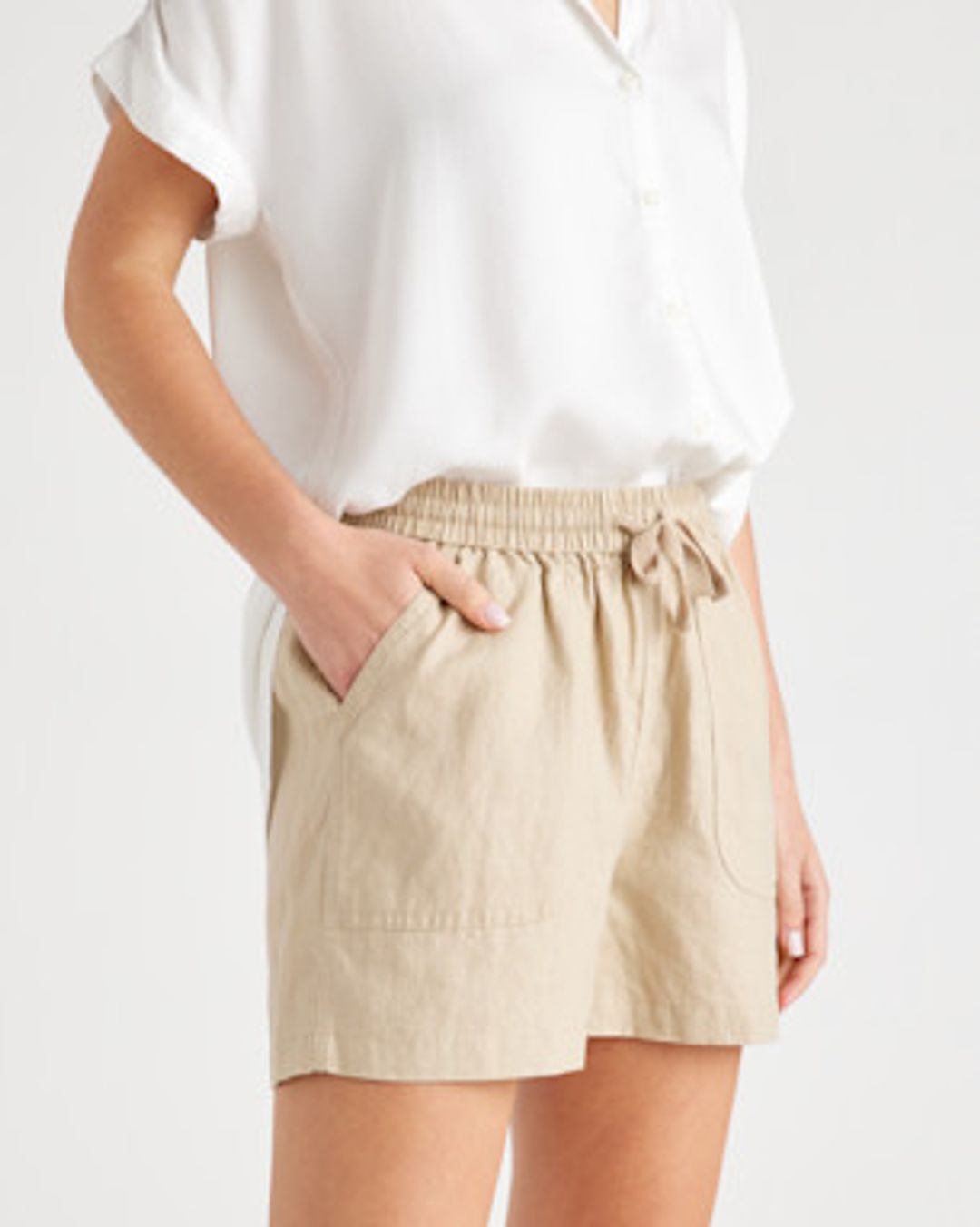 100% European Linen Shorts