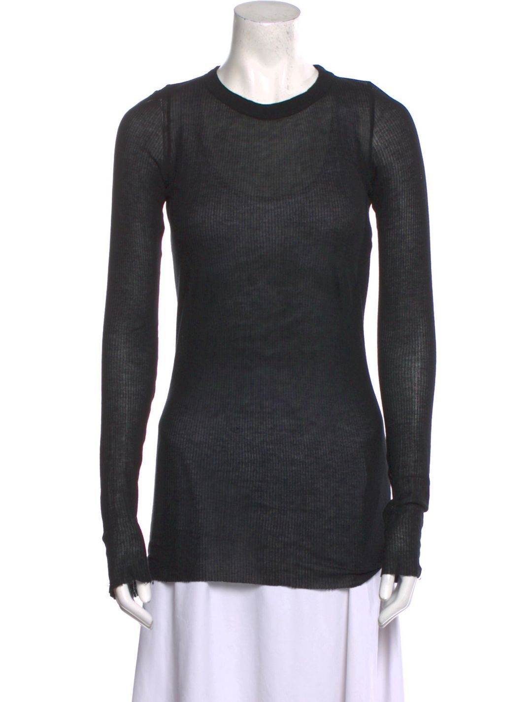 Crew Neck Long Sleeve Top