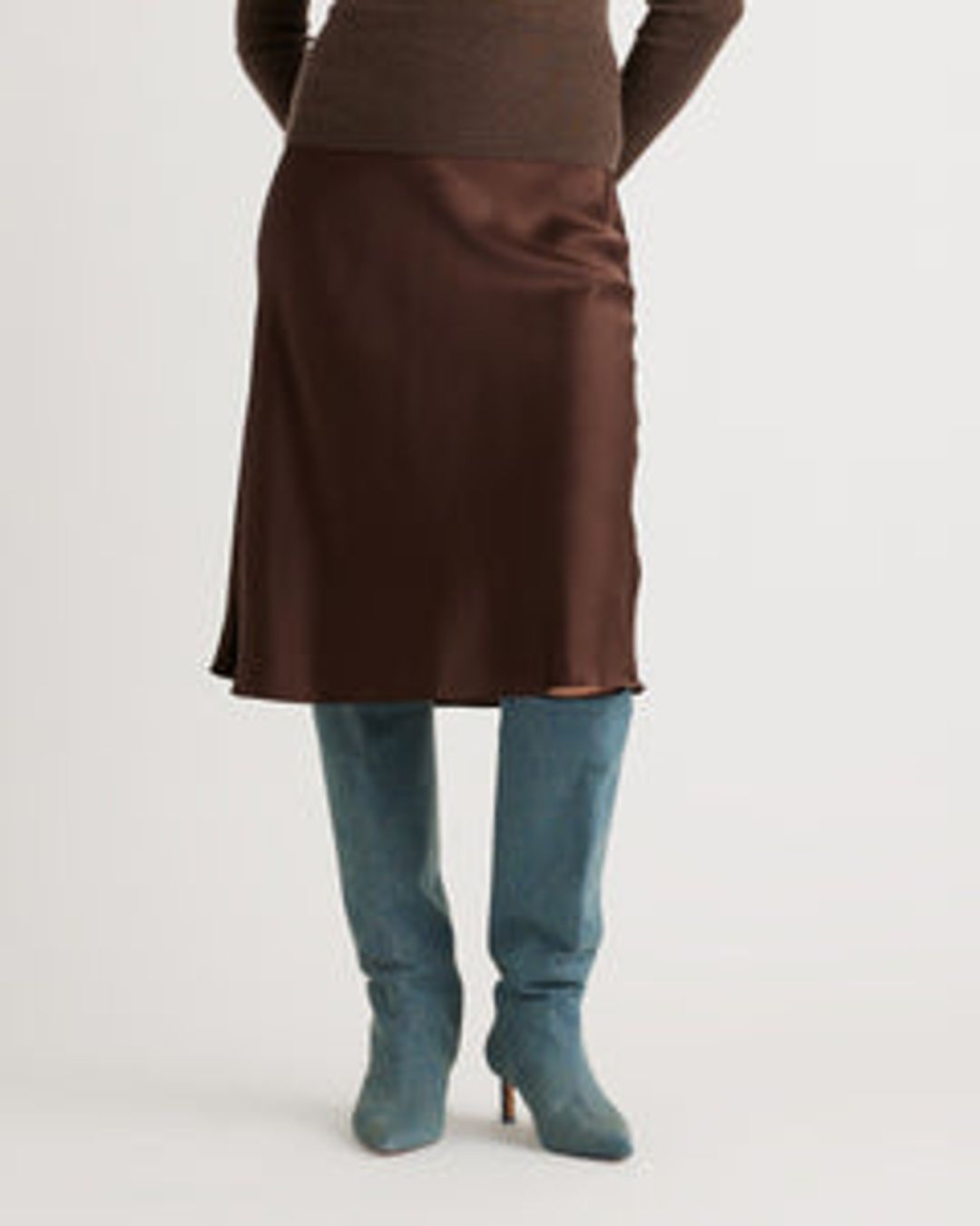100% Washable Silk Skirt