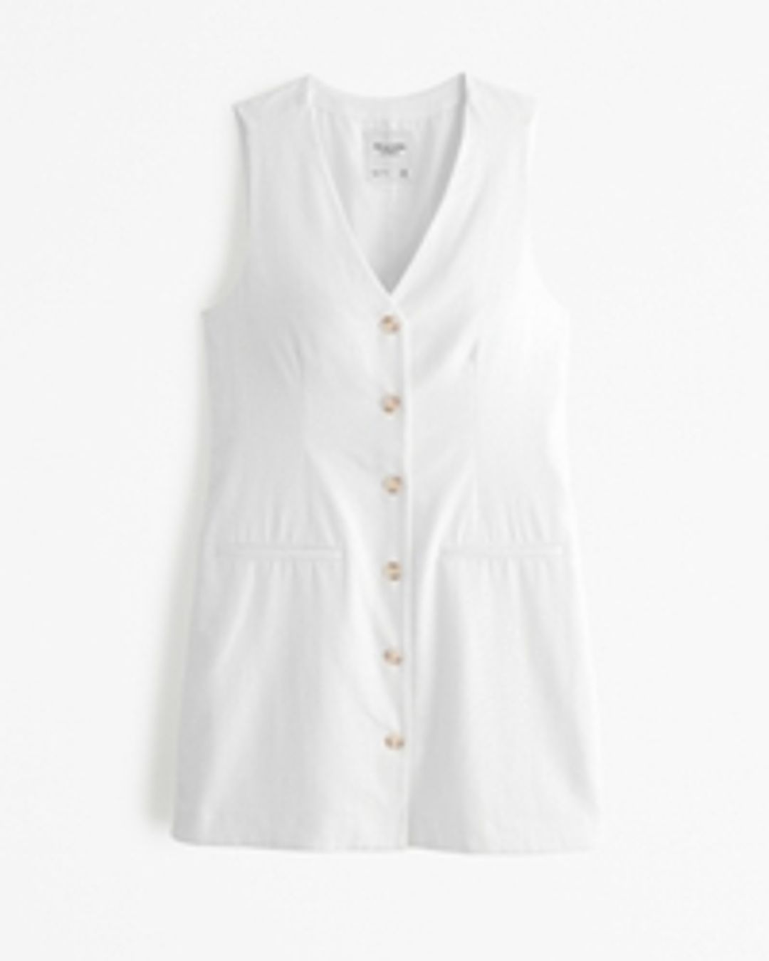 Mara Linen-Blend Vest Mini Dress