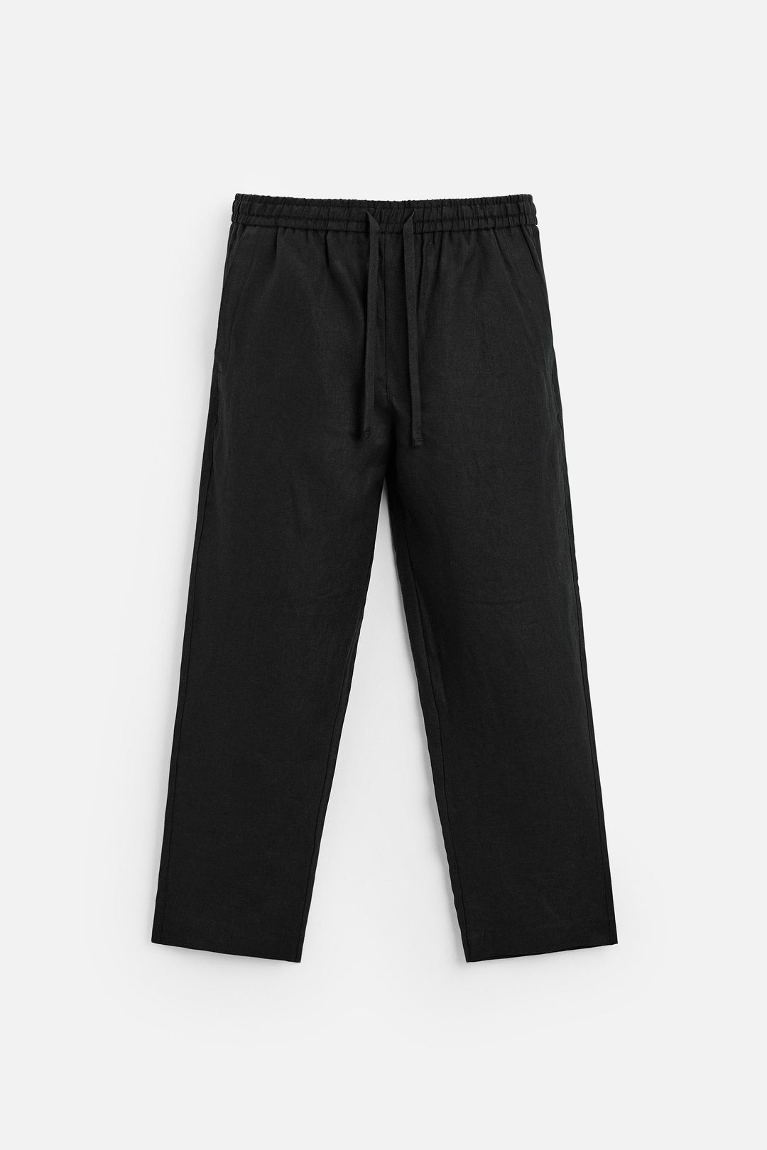 GARMENT DYED LINEN PANTS