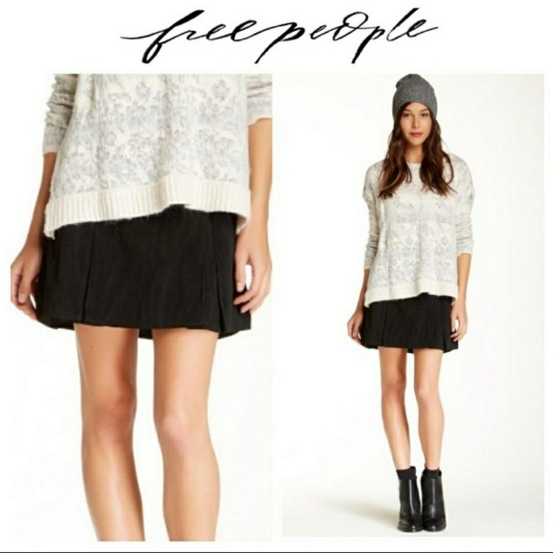 Hard Days Night Pleated Skater Skirt