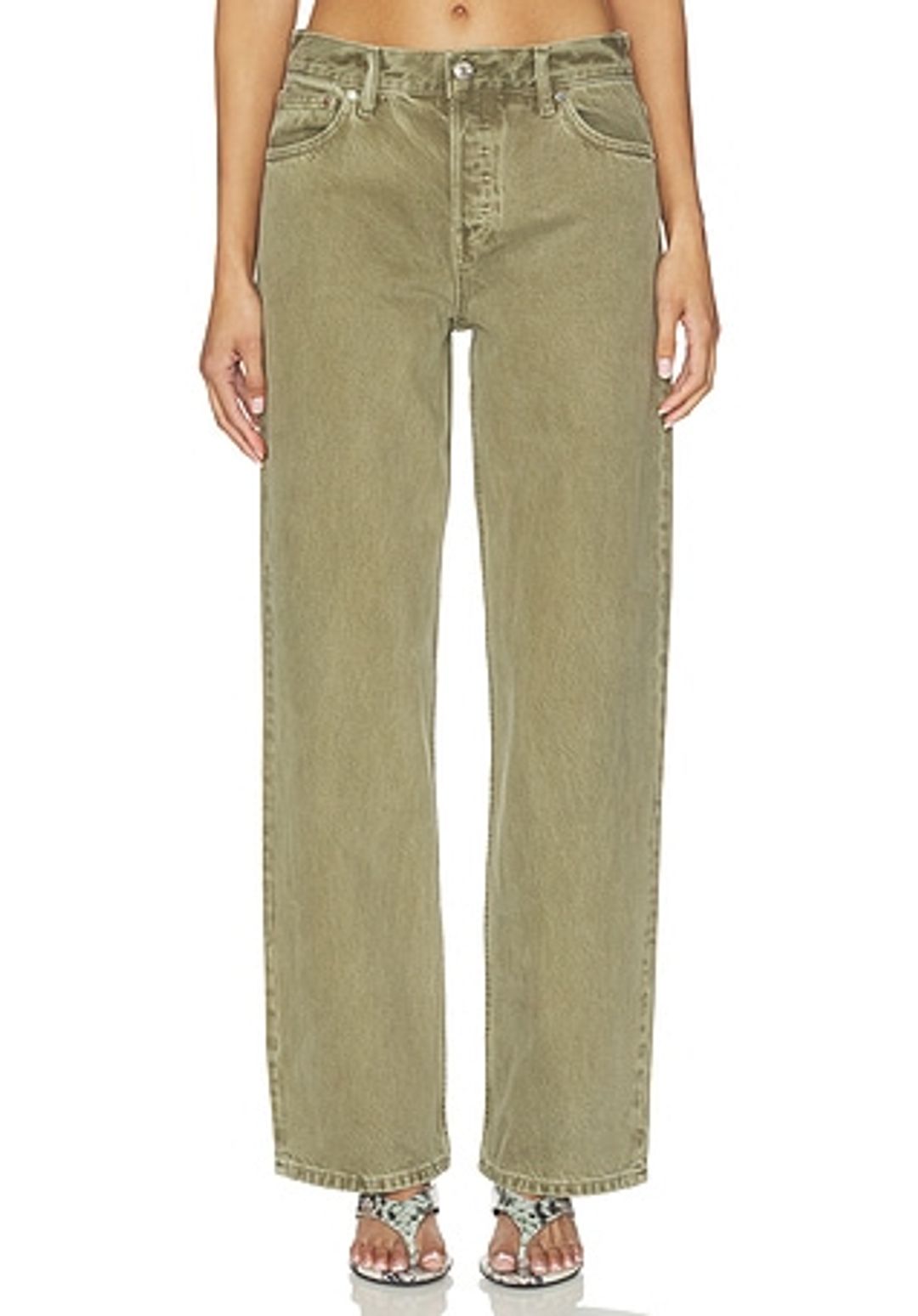 Mid Rise Baggy Jeans #3