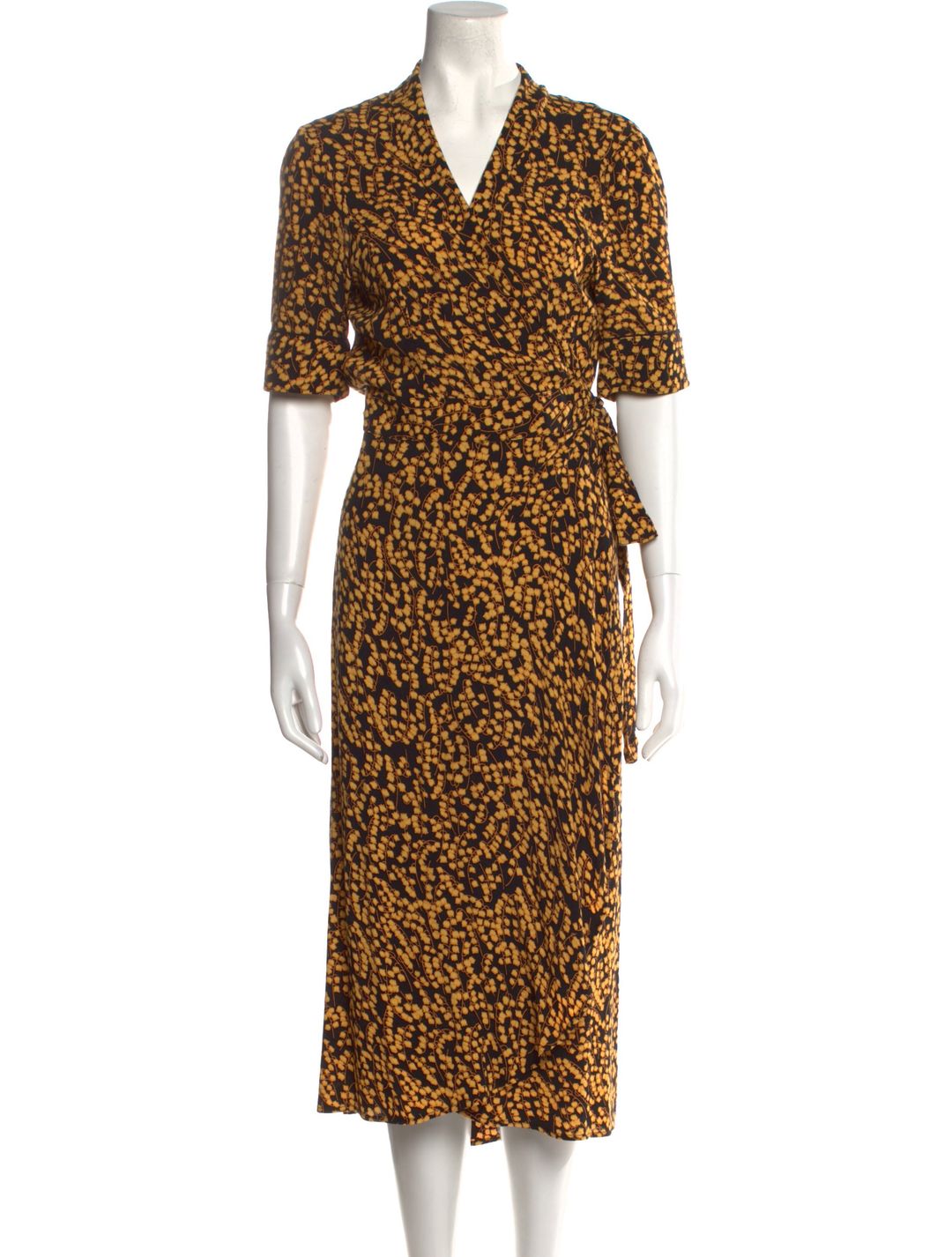 Ganni Printed Midi Length Dress
