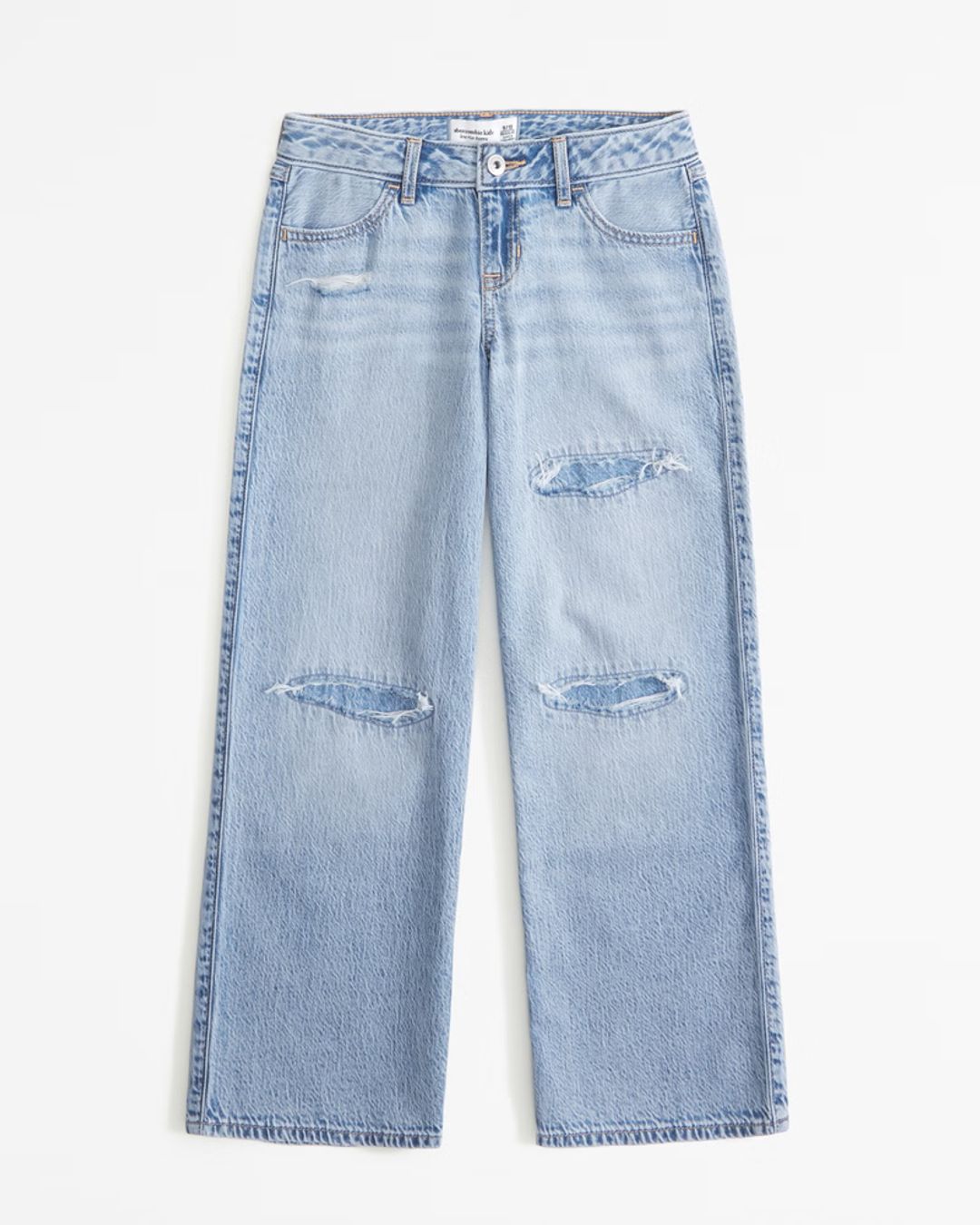 lightweight high rise ultra wide leg jeans
