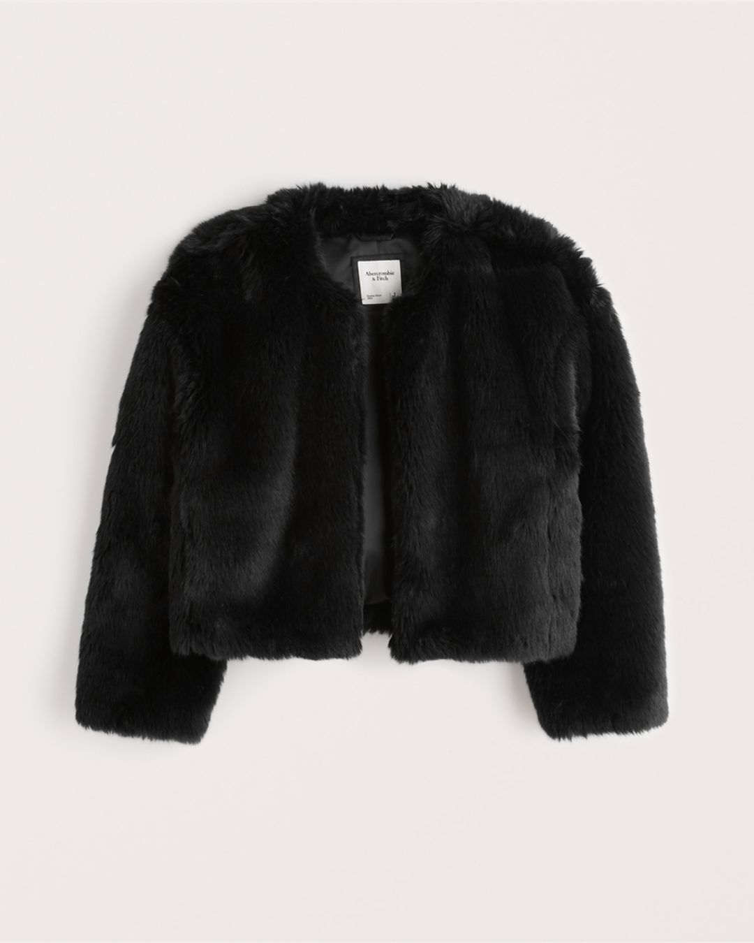 Cropped Faux Fur Jacket
