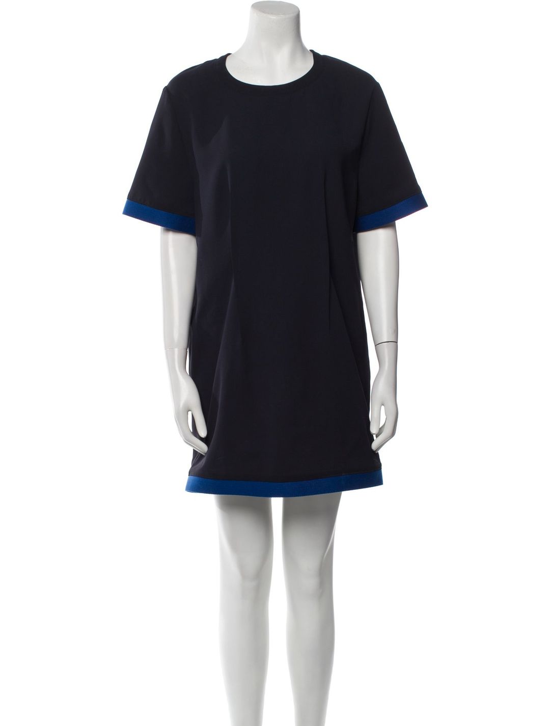 Crew Neck Mini Dress