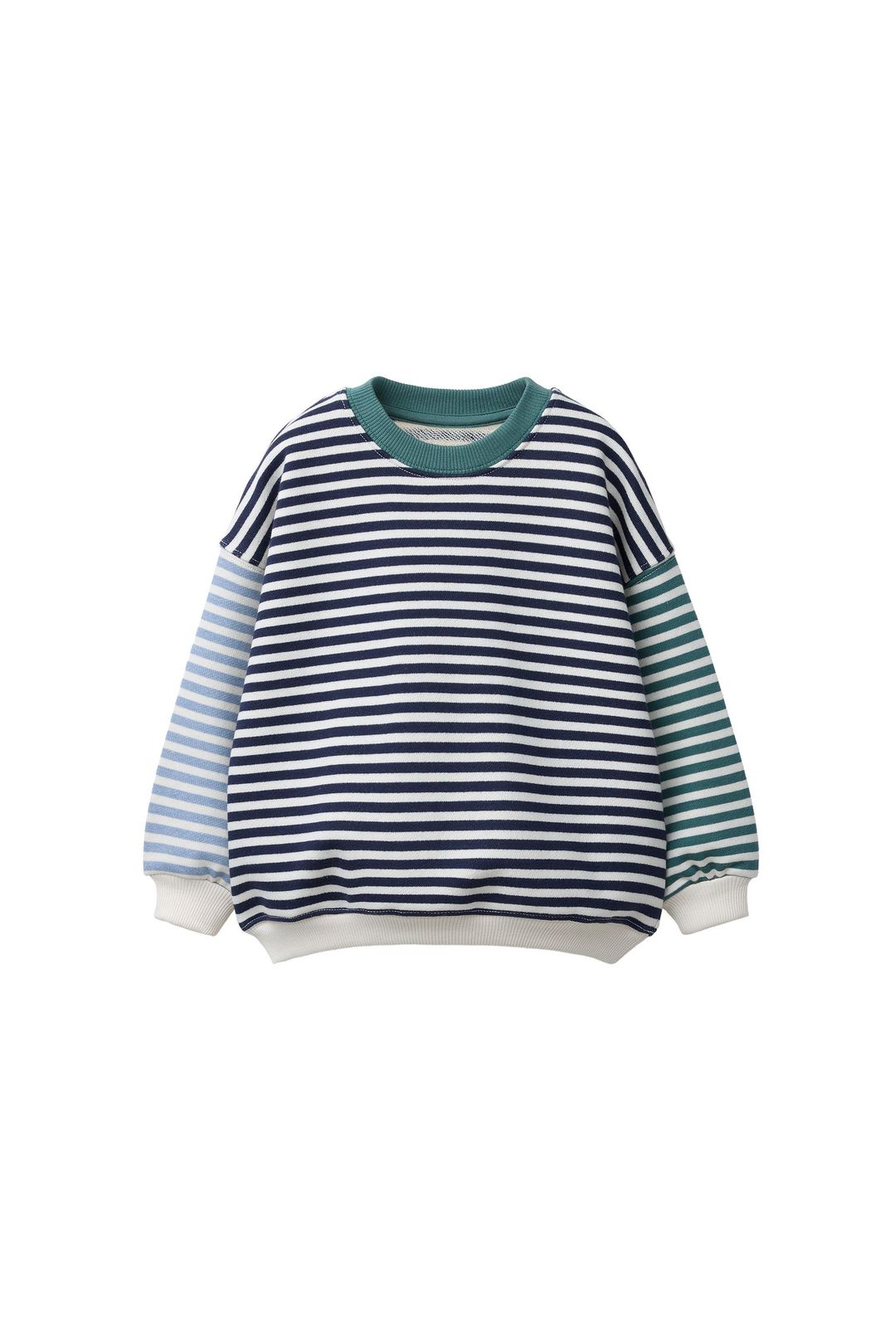 MULTICOLOR STRIPED SWEATSHIRT