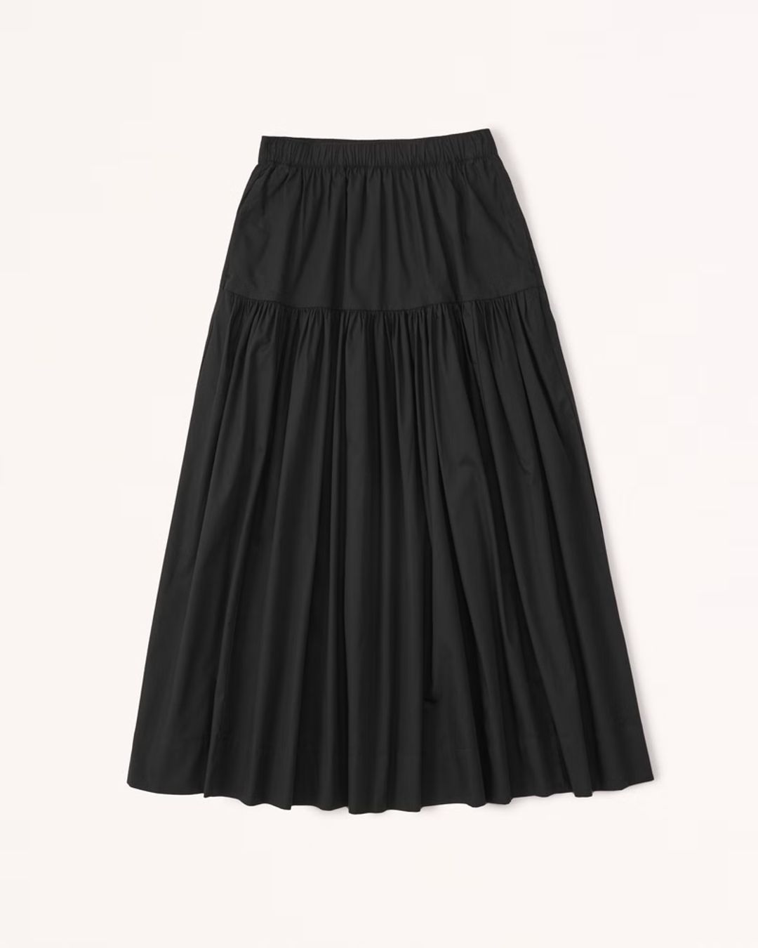 Poplin Midi Skirt