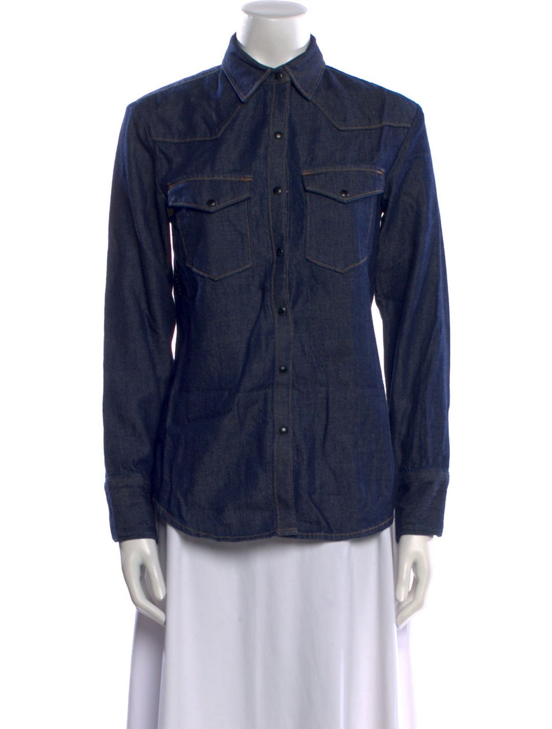 Rag & Bone Long Sleeve Button-Up Top