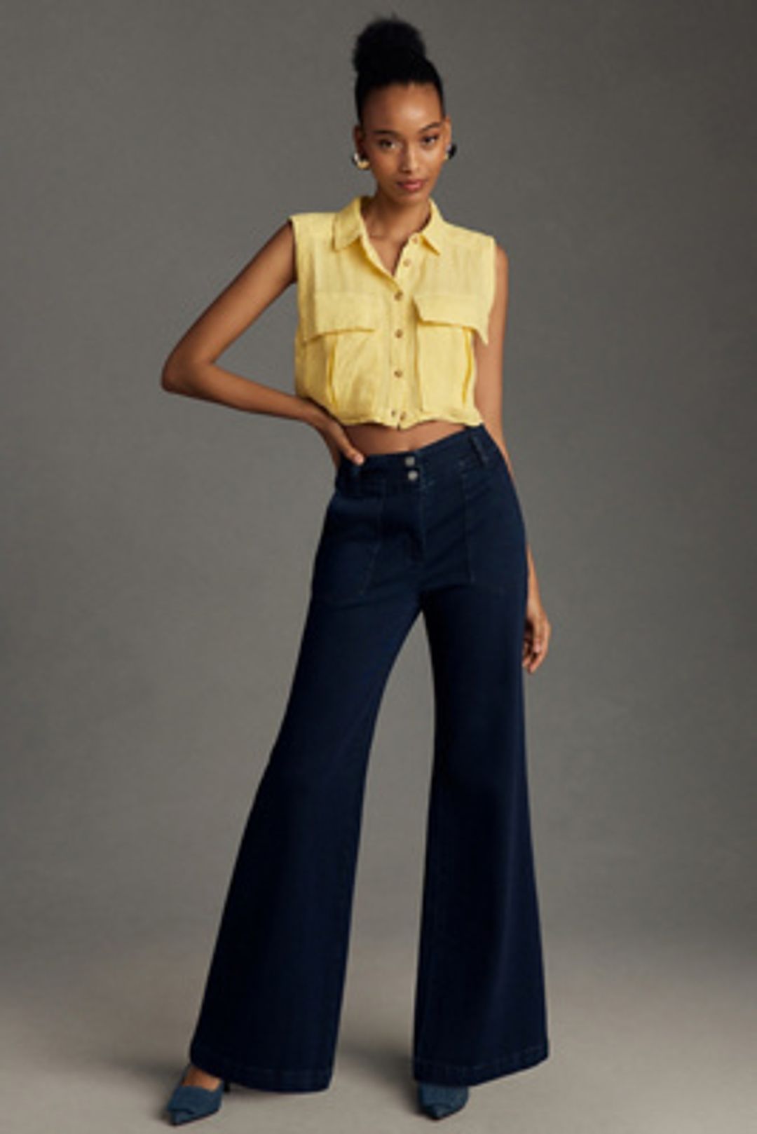 The Naomi High-Rise Wide-Leg Jeans