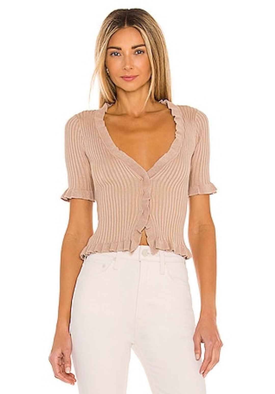 Carissa Ruffle Sweater #5