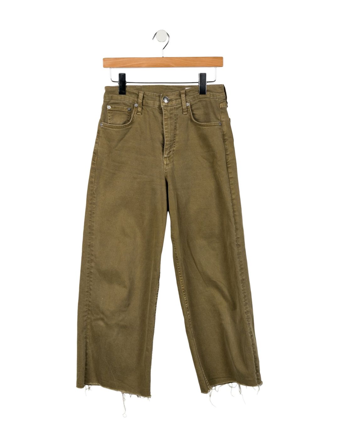 Mid-Rise Straight Leg Jeans