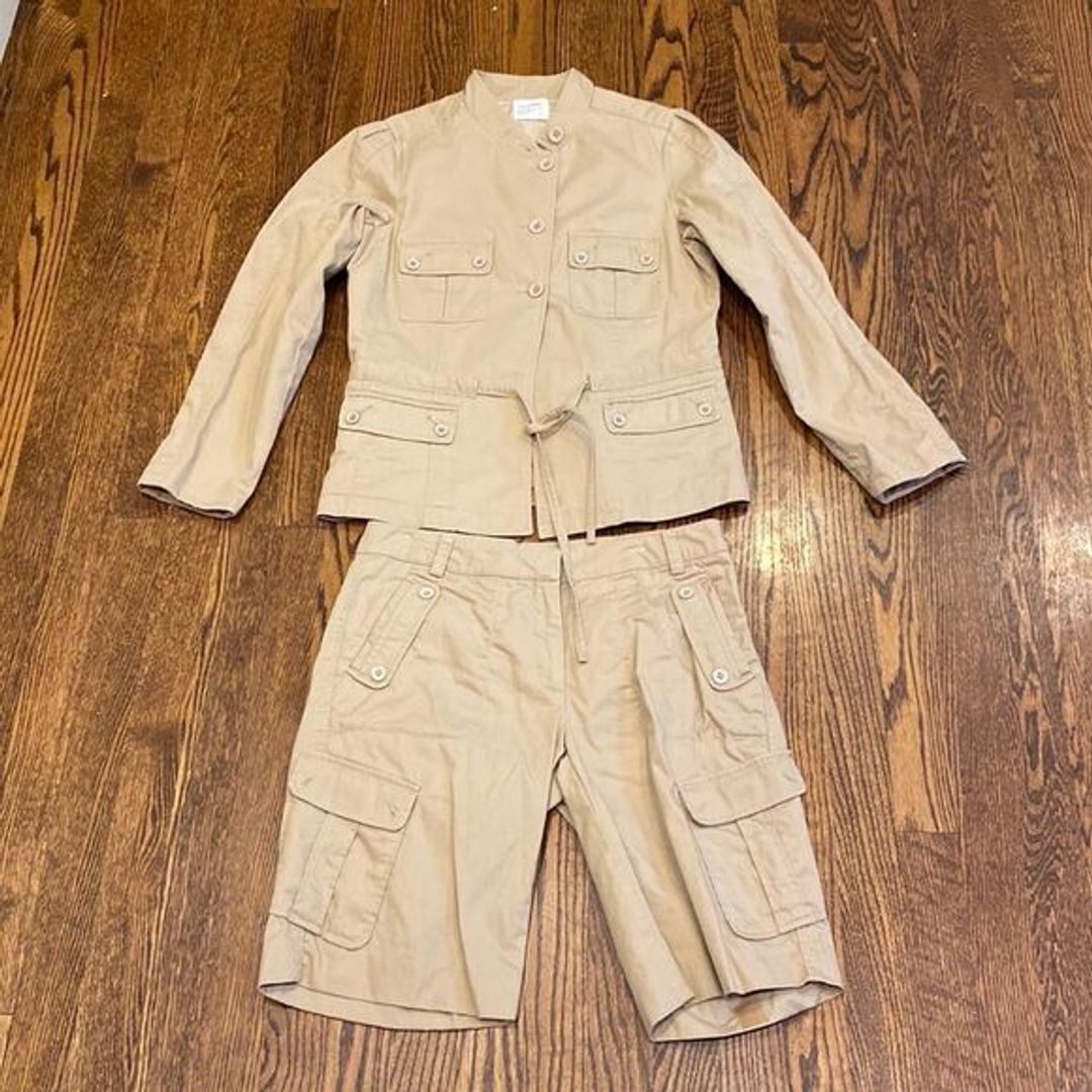 Calvin Klein Jacket(6) Shorts(4) Outfit Set Utility Cargo Outdoor