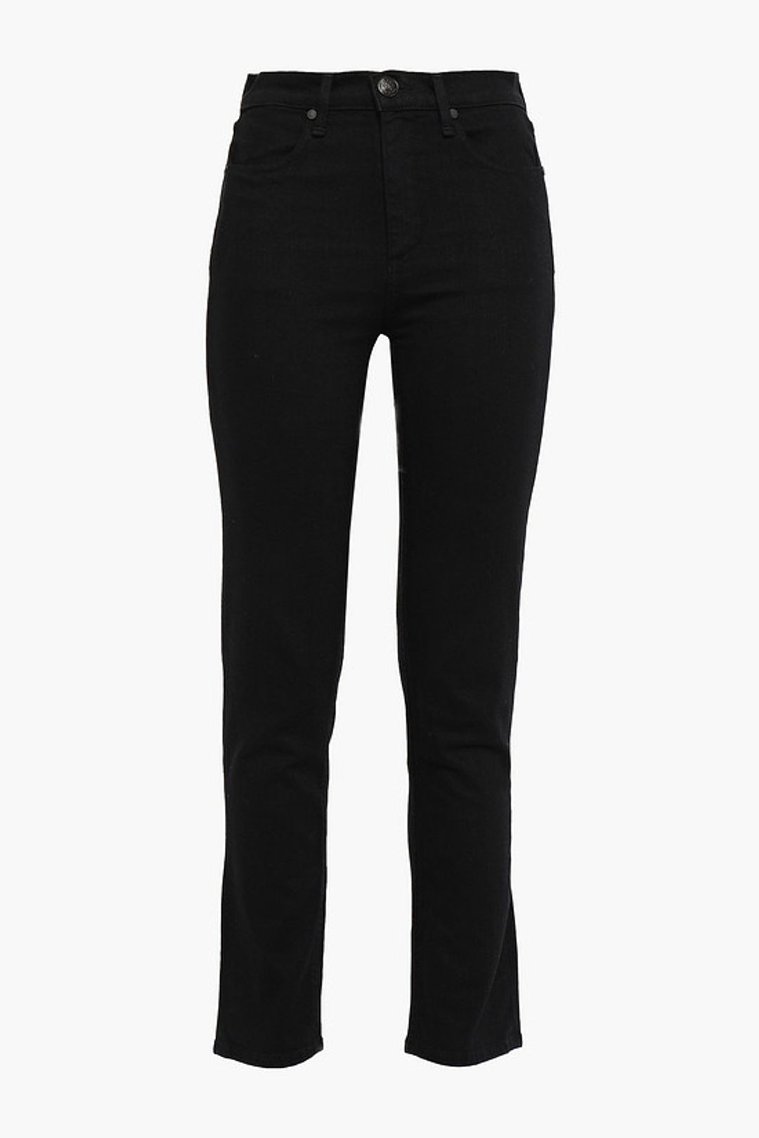 Mid-Rise Straight Leg Jeans