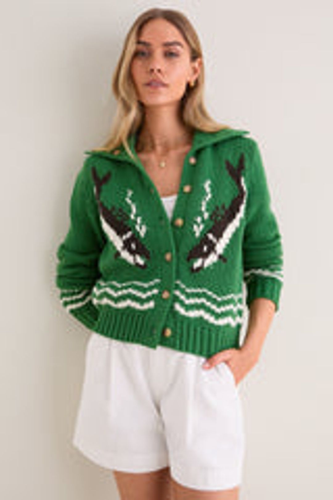 Taupe Damas Cardigan #7