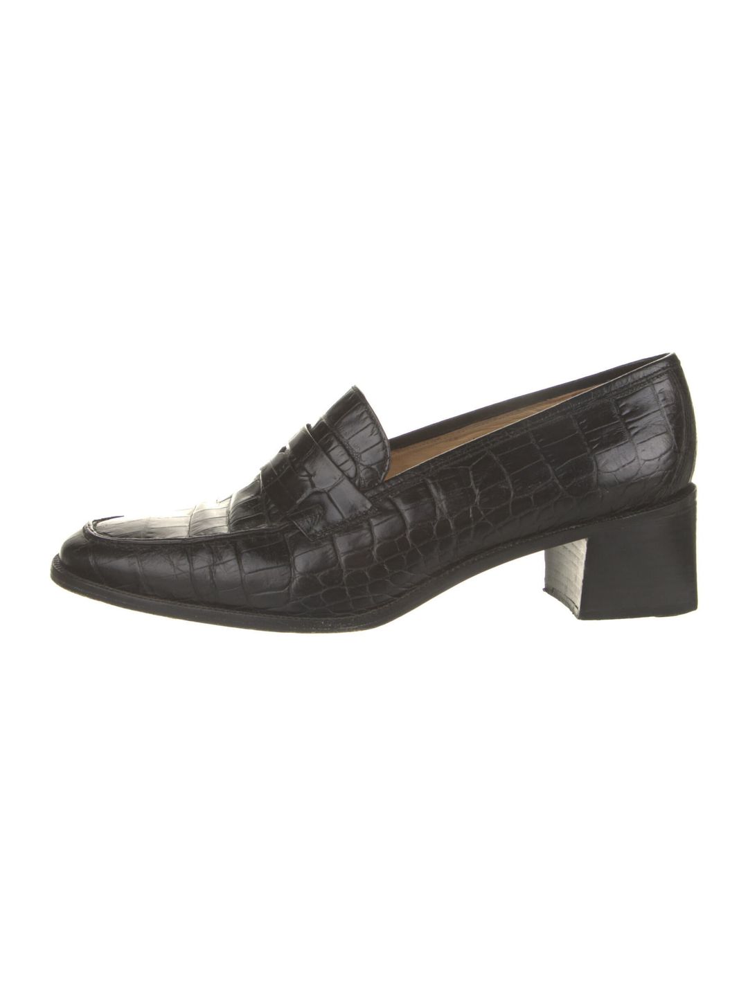 Embossed Crocodile Pumps