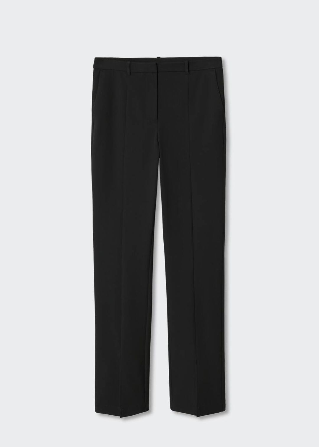 Slit hem pants