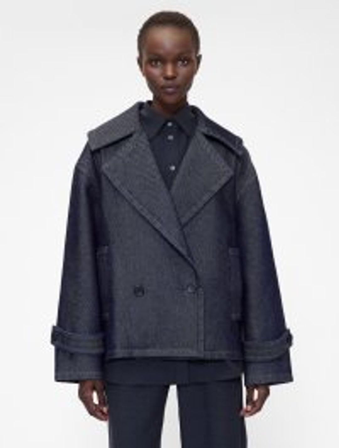 GapStudio Denim Cocoon Coat