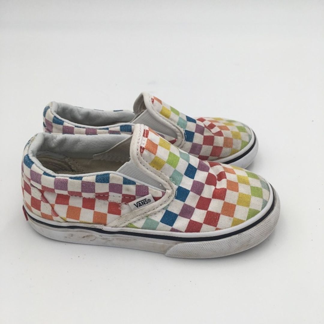 Vans Rainbow Checkerboard Baby Shoes