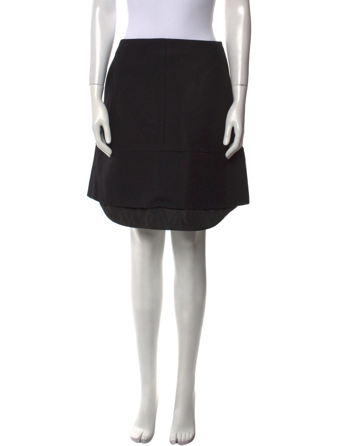 Jil Sander Virgin Wool Knee-Length Skirt