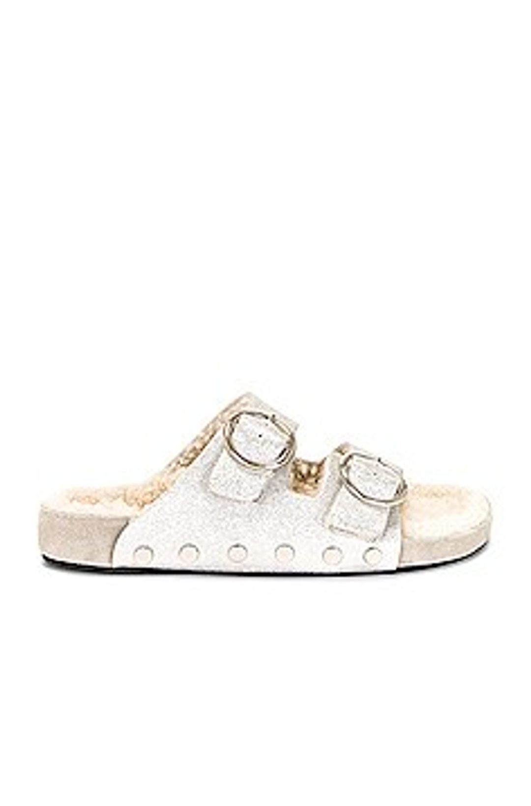 Lennyo Shearling Sandal #6