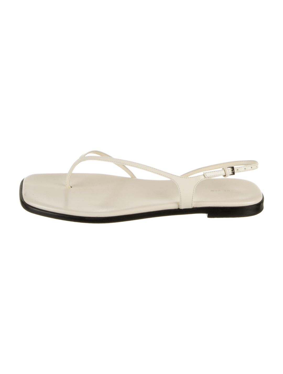 The Row Leather Slingback Sandals
