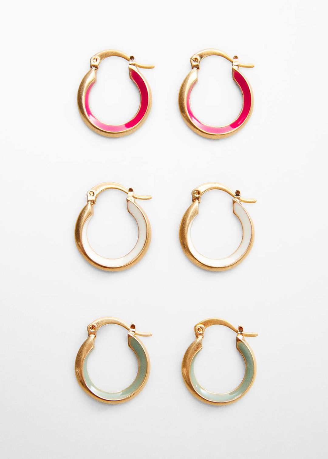 Pack of 3 hoop earrings