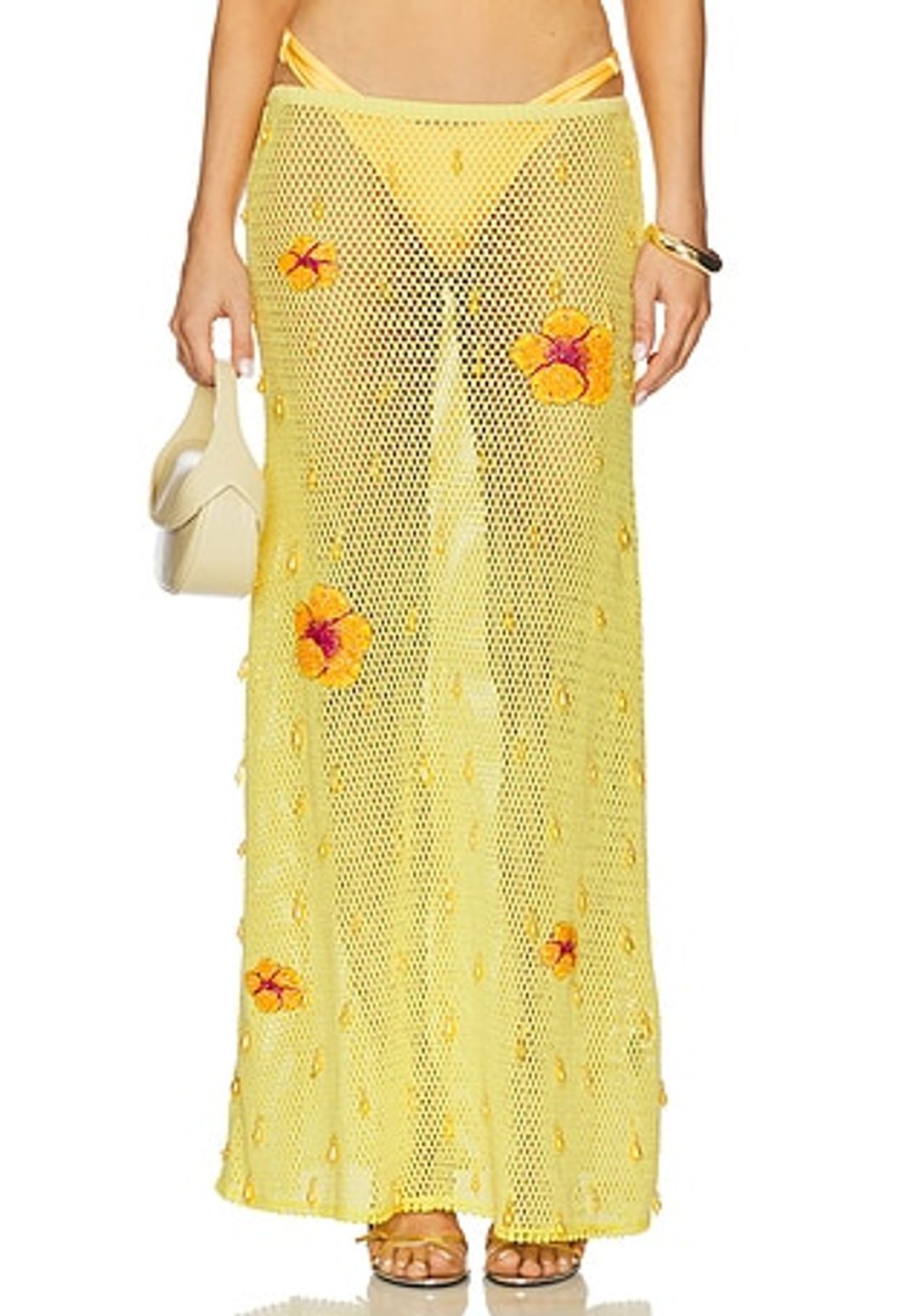 Treasure Hibiscus Maxi Skirt #7