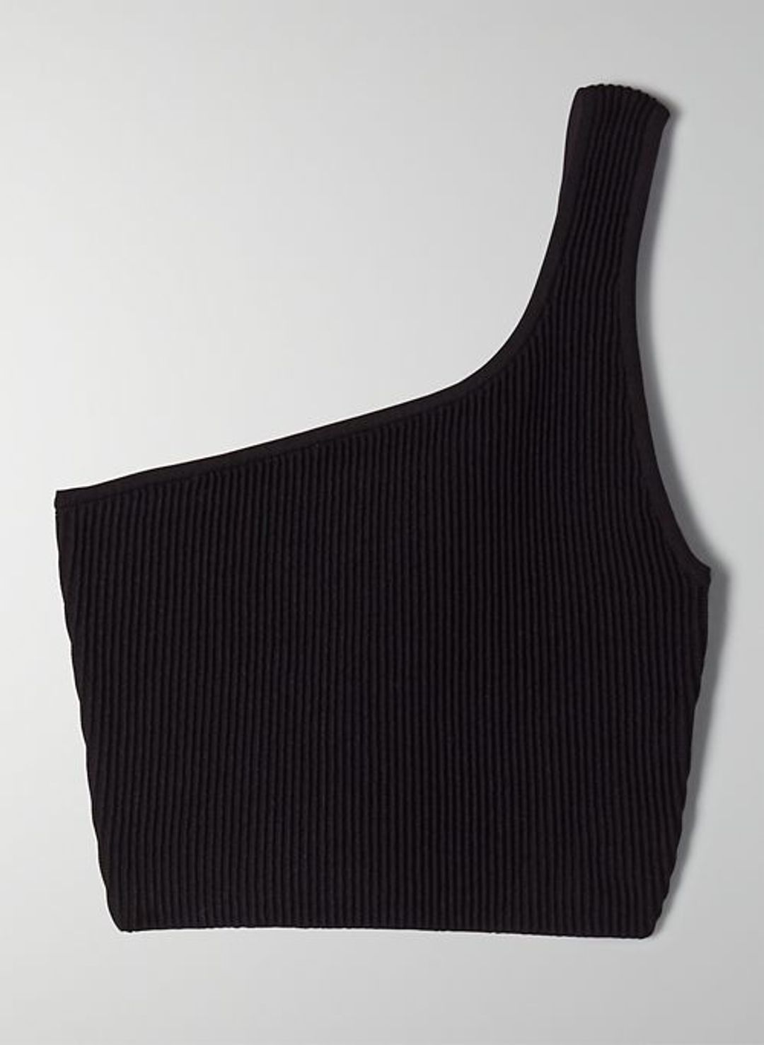 SCULPT KNIT ONE-SHOULDER TOP