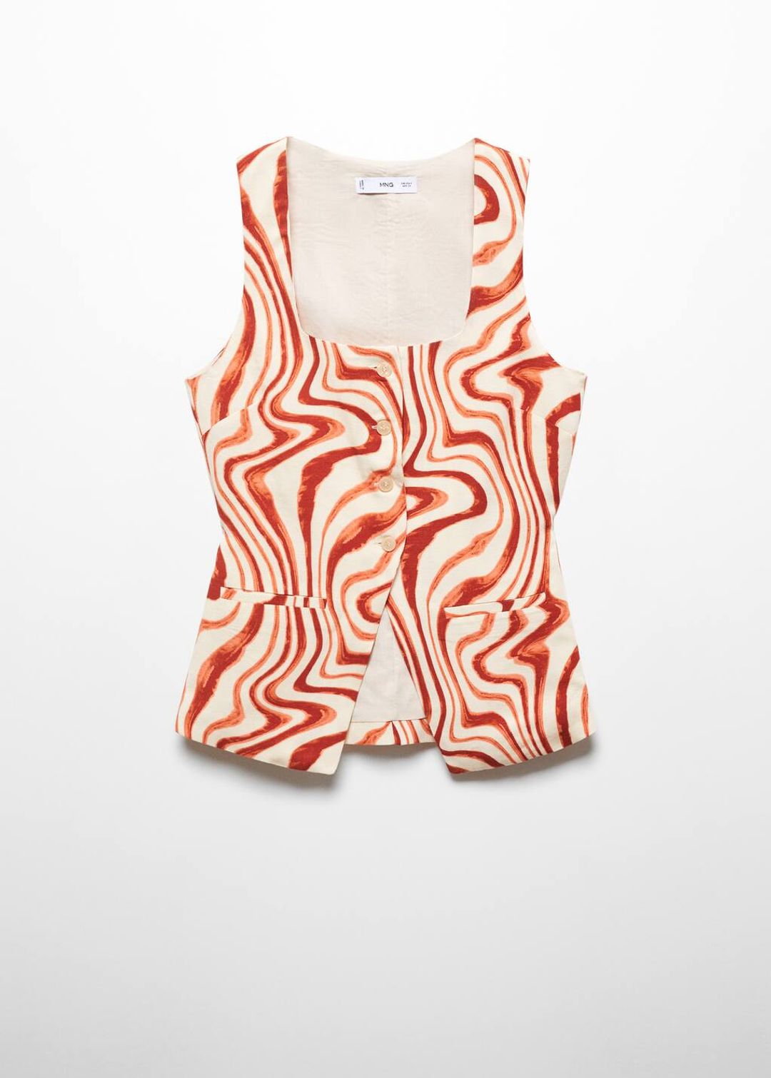 Bow printed blouse