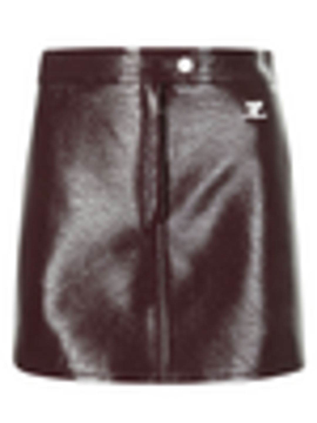 Courrèges Reedition Logo Patch Mini Skirt