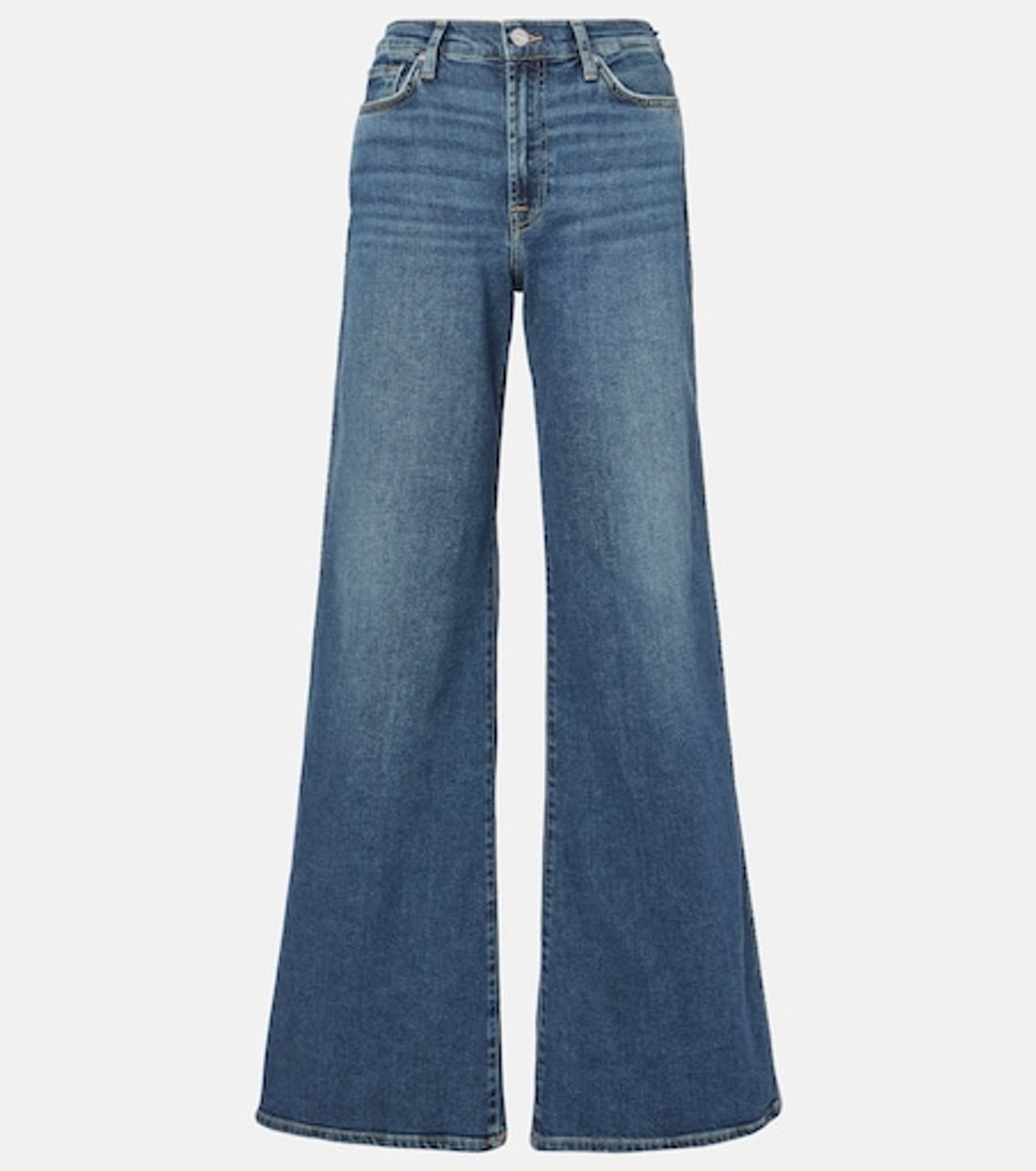 Luxe Vintage high-rise wide-leg jeans