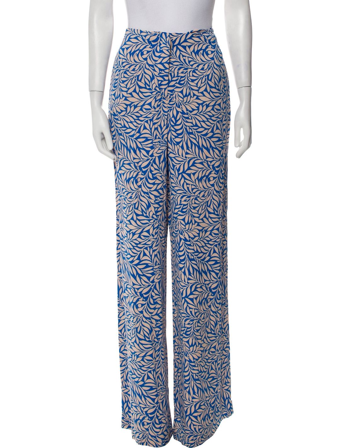 Diane von Furstenberg Printed Wide Leg Pants