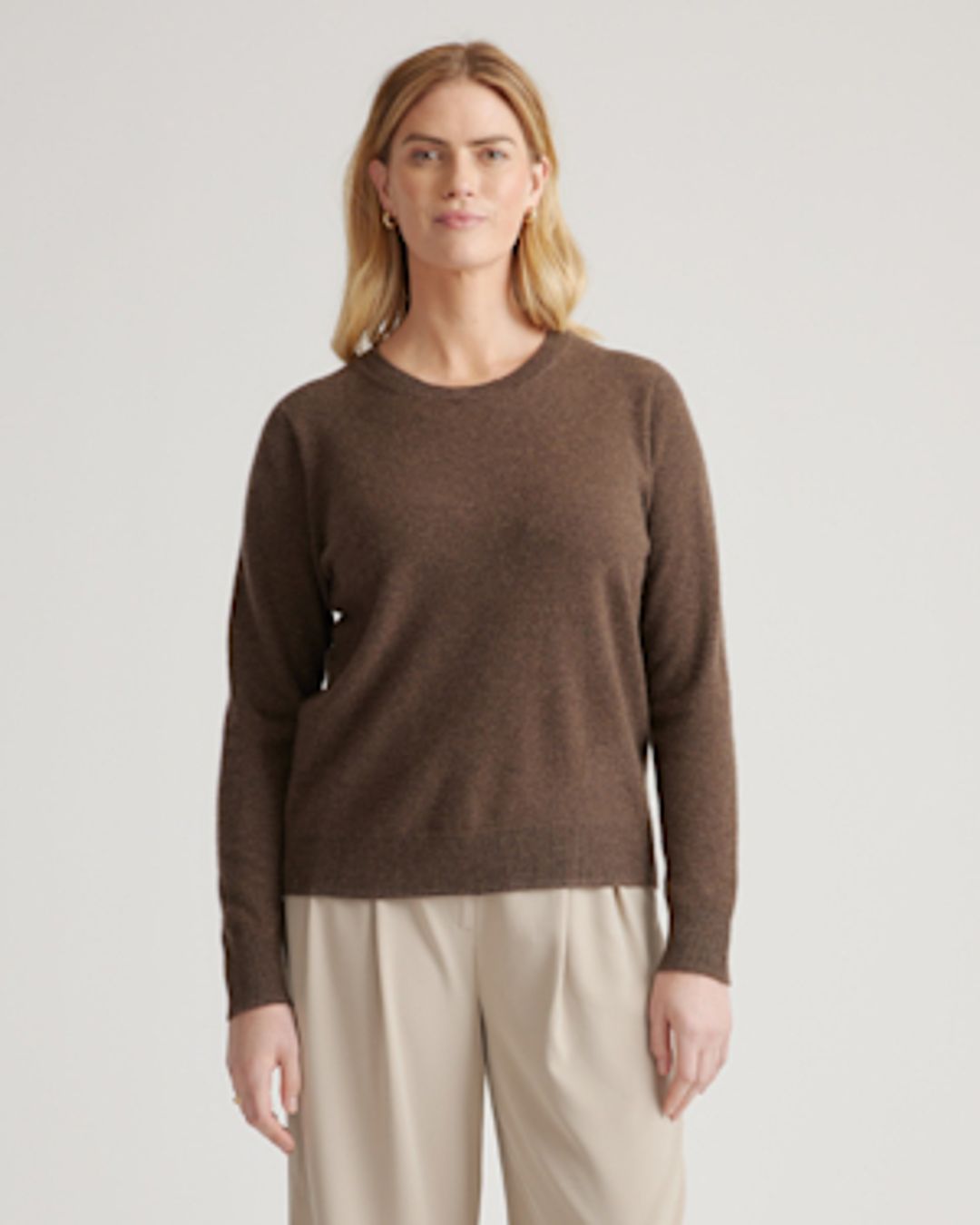 Mongolian Cashmere Crewneck Sweater