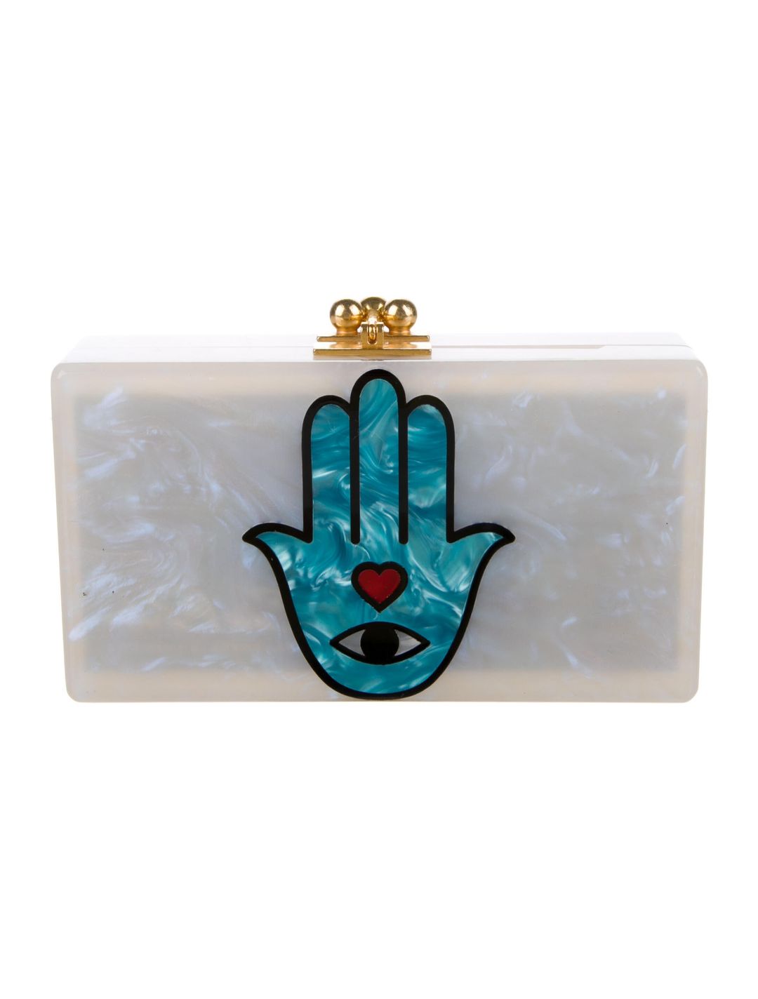 Edie Parker Acrylic Clutch
