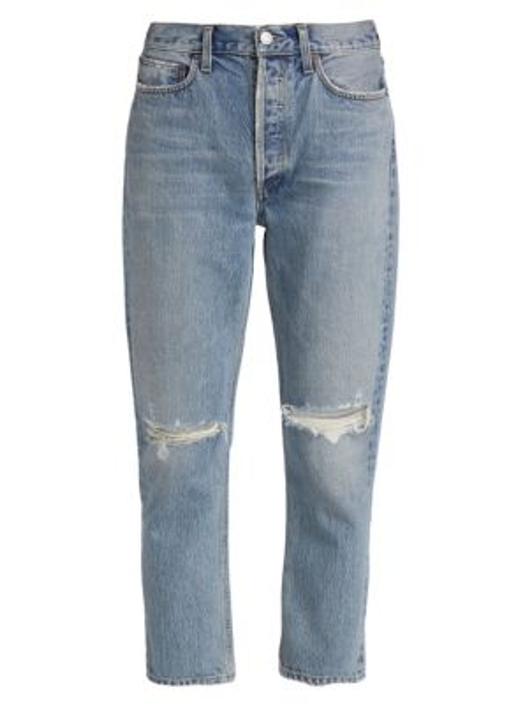 Riley High Rise Straight Crop Jeans #3