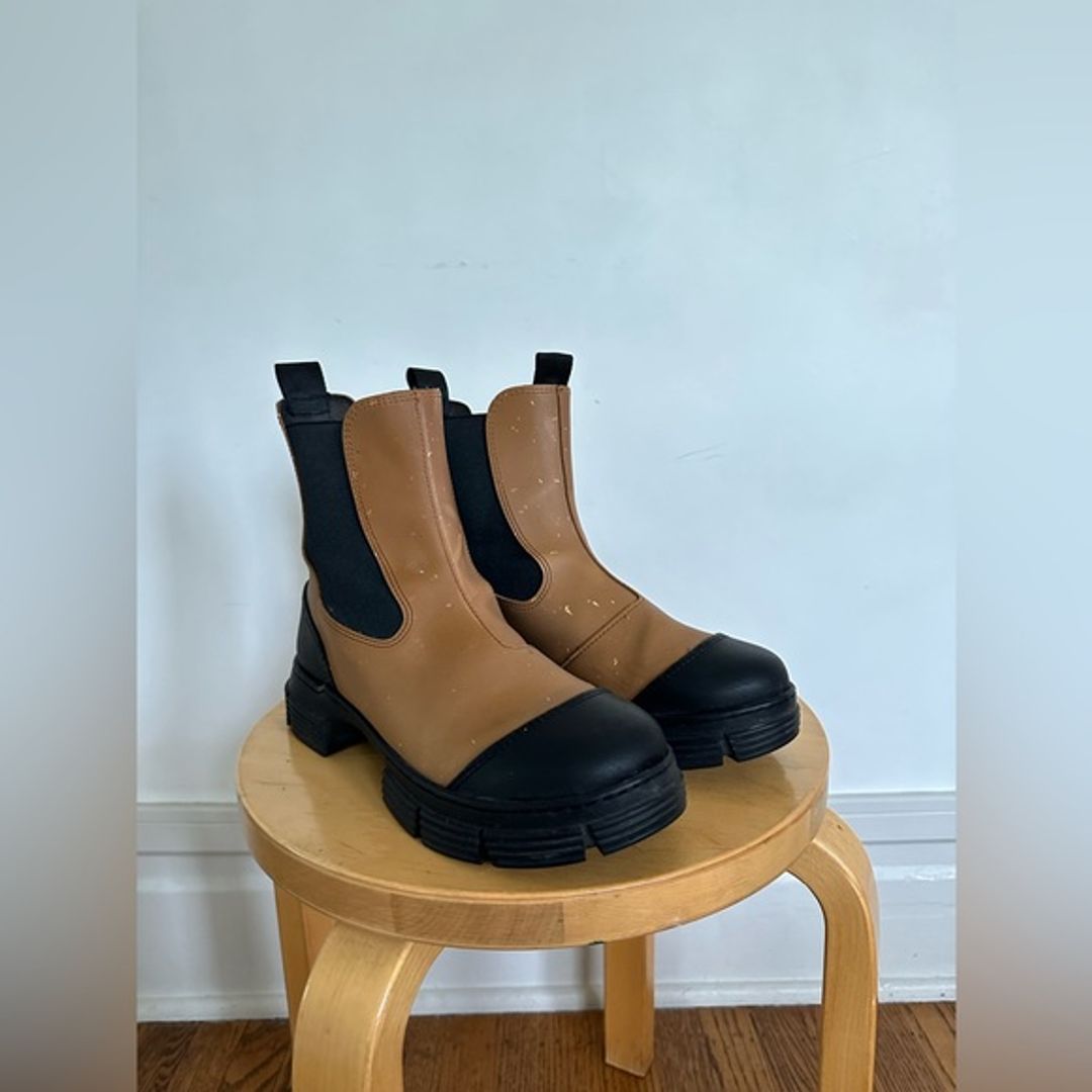 Ganni Recycled Rubber Rain Boots