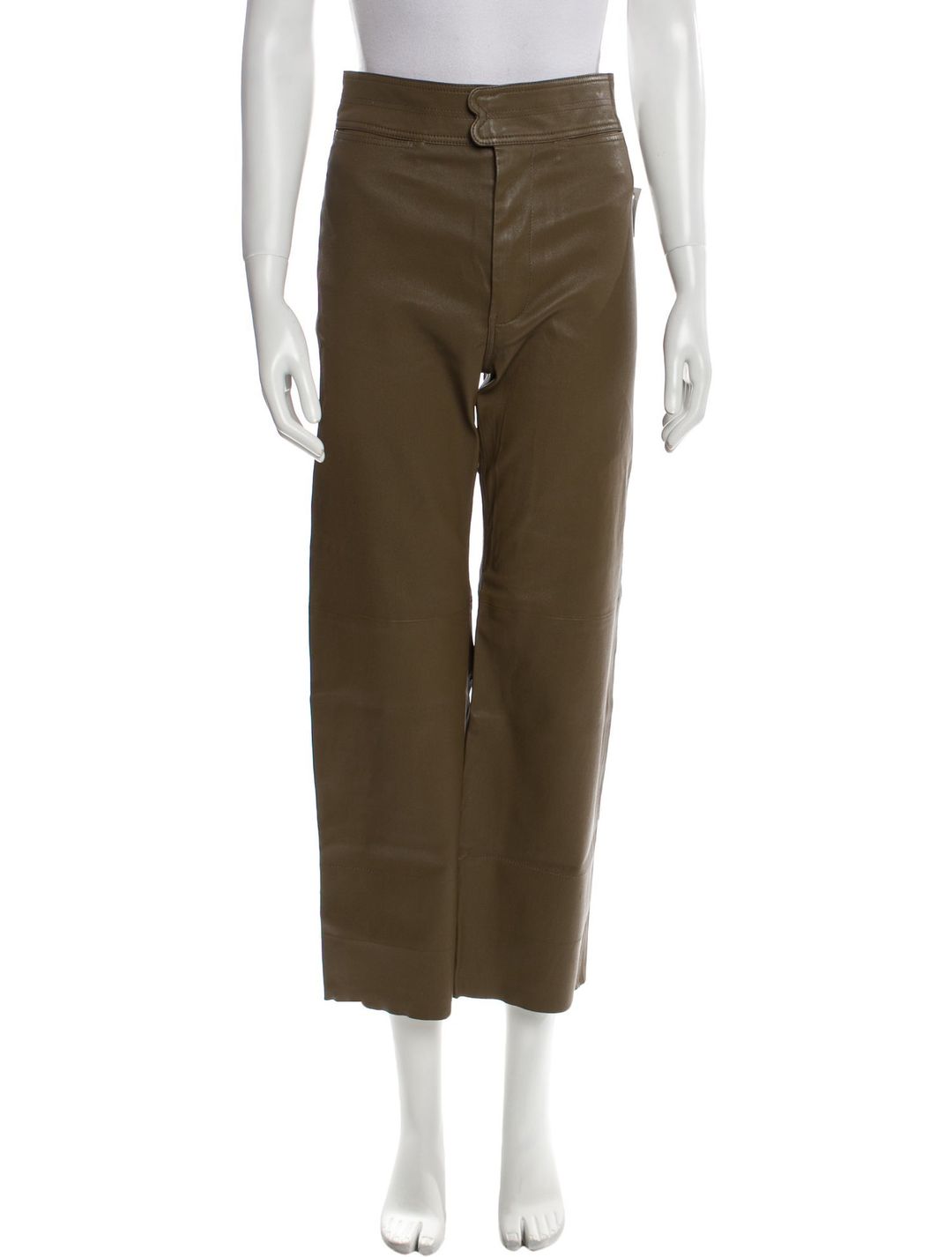 Lamb Leather Wide Leg Pants w/ Tags