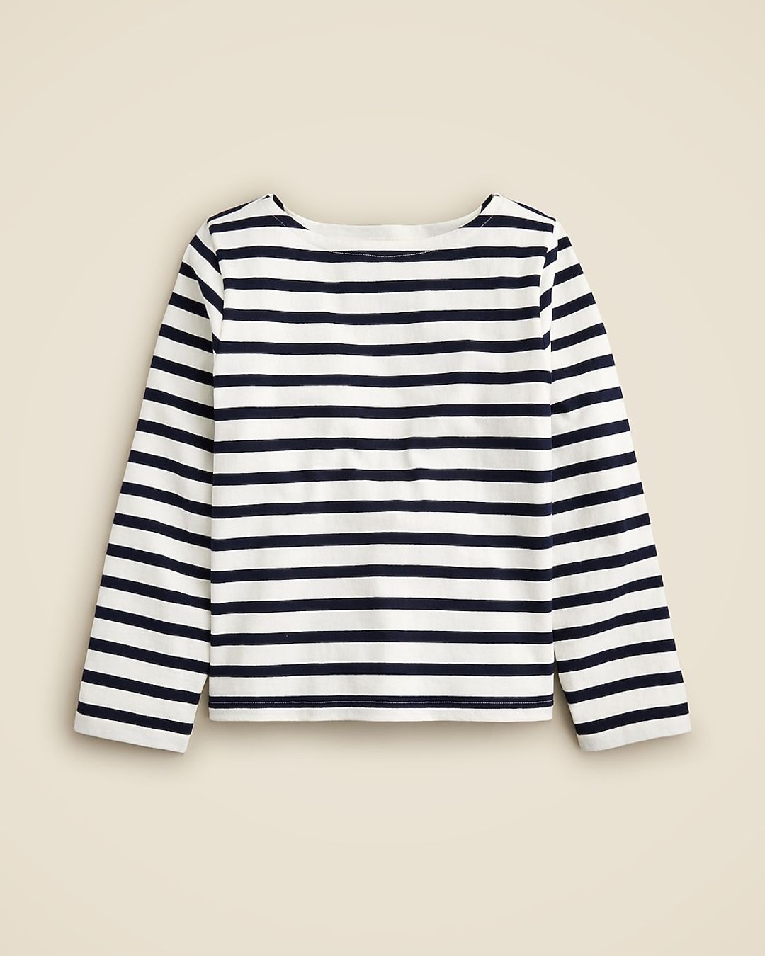 Classic mariner cloth boatneck T shirt in stripe