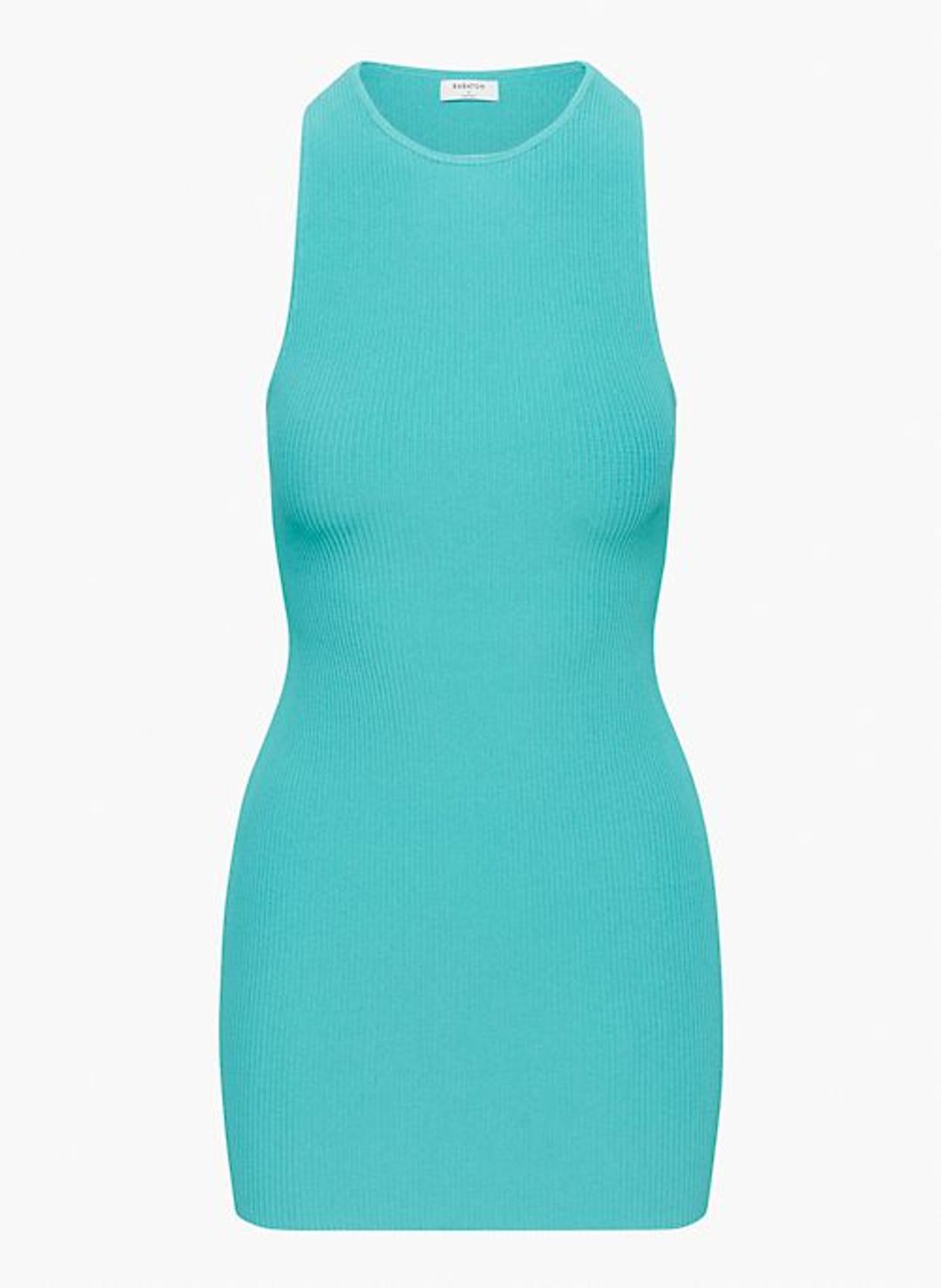 SCULPT KNIT RACER DRESS